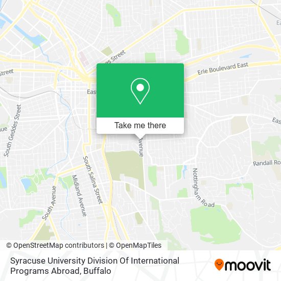 Syracuse University Division Of International Programs Abroad map