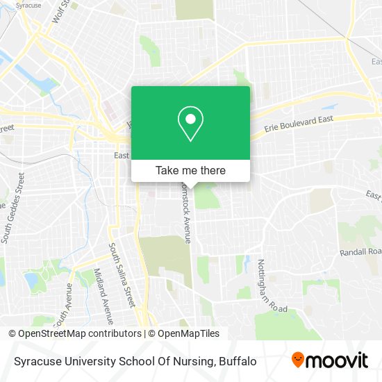 Mapa de Syracuse University School Of Nursing