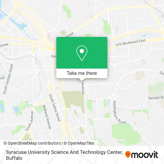 Mapa de Syracuse University Science And Technology Center