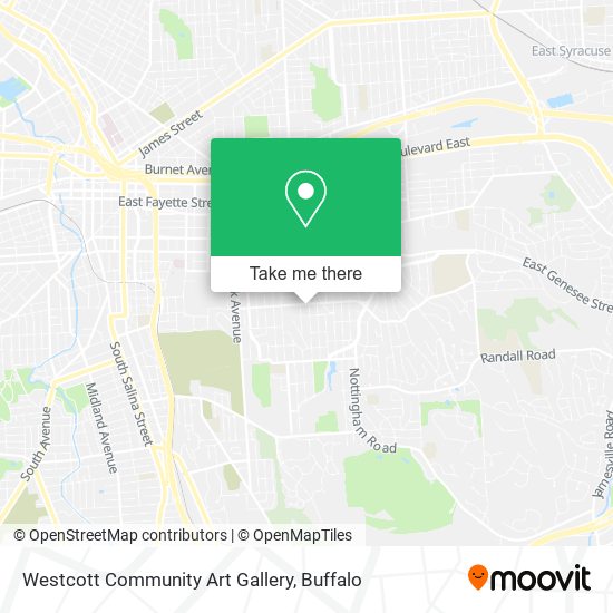 Mapa de Westcott Community Art Gallery