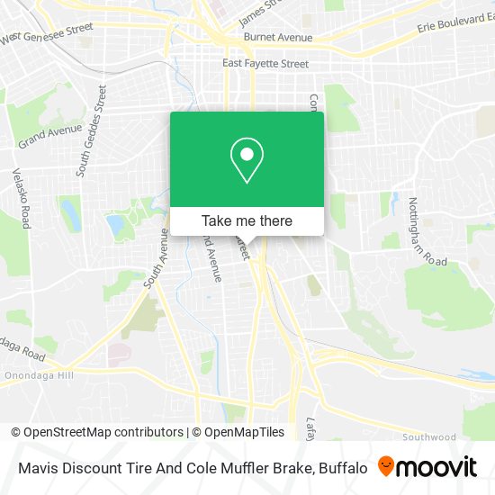 Mavis Discount Tire And Cole Muffler Brake map