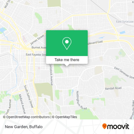 Mapa de New Garden