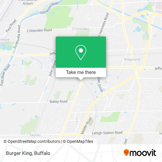 Burger King map