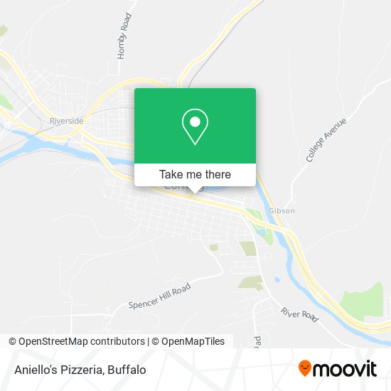 Mapa de Aniello's Pizzeria