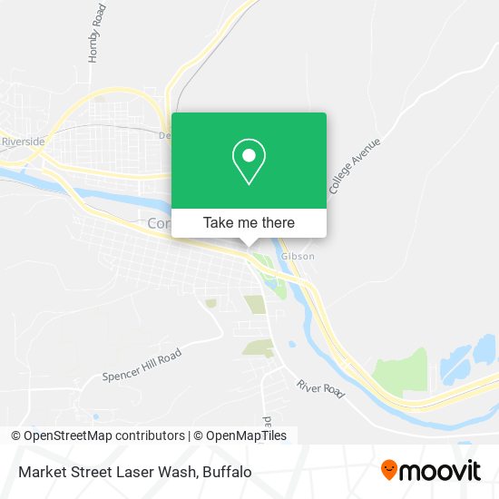 Mapa de Market Street Laser Wash
