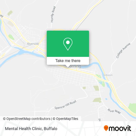 Mental Health Clinic map