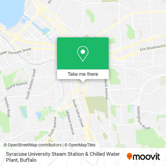 Syracuse University Steam Station & Chilled Water Plant map