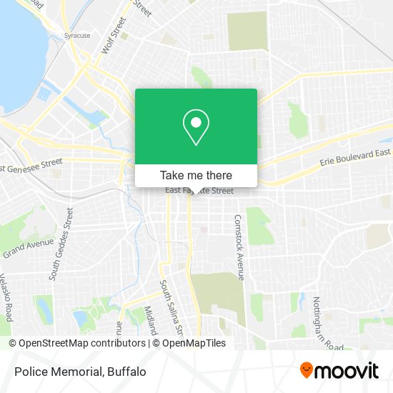 Police Memorial map