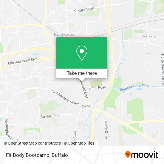 Fit Body Bootcamp map