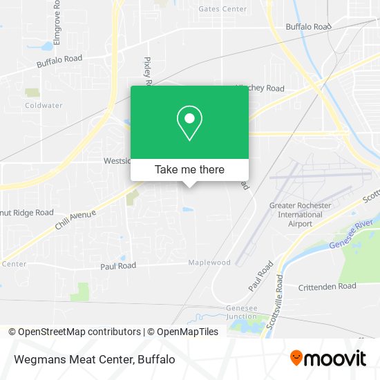 Wegmans Meat Center map