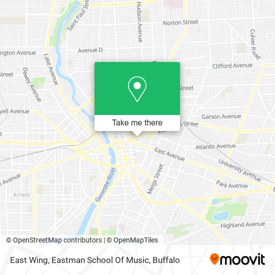 East Wing, Eastman School Of Music map