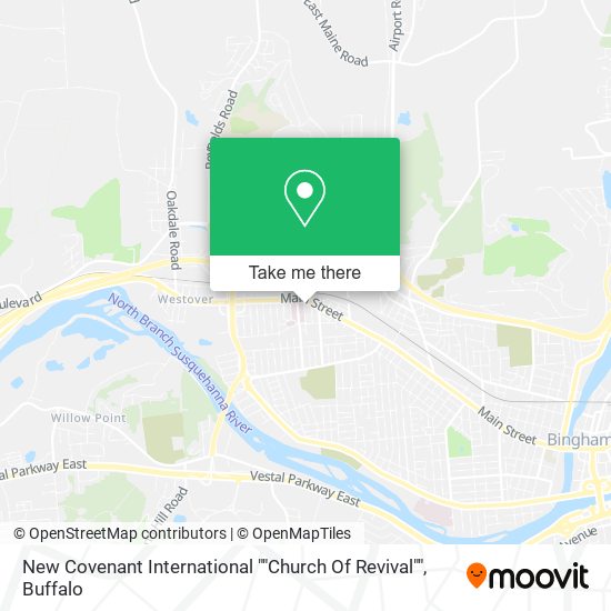 New Covenant International ""Church Of Revival"" map