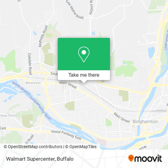 Mapa de Walmart Supercenter