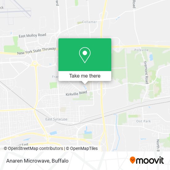 Mapa de Anaren Microwave