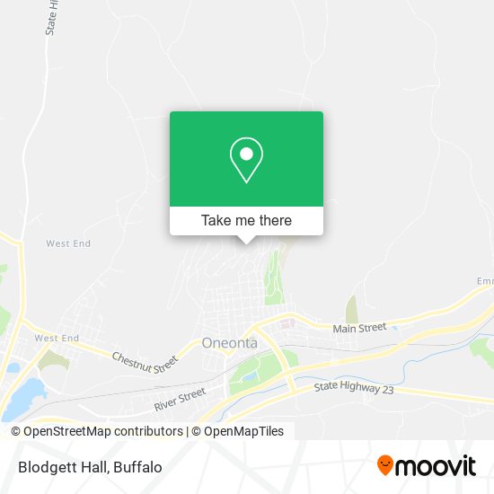 Mapa de Blodgett Hall