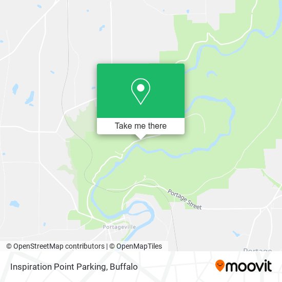 Inspiration Point Parking map