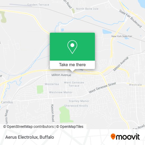 Mapa de Aerus Electrolux