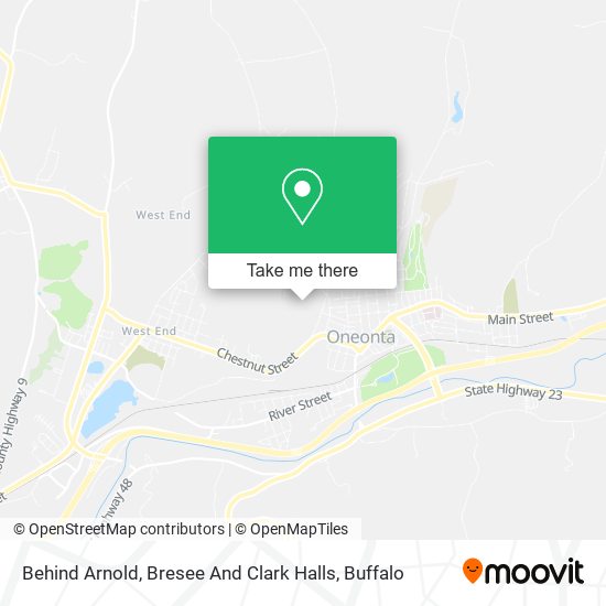 Mapa de Behind Arnold, Bresee And Clark Halls