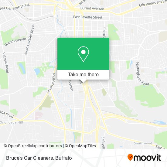 Mapa de Bruce's Car Cleaners