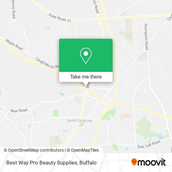 Best Way Pro Beauty Supplies map