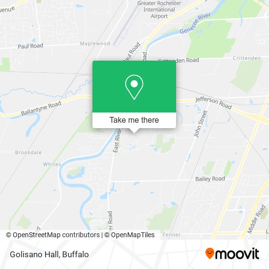 Mapa de Golisano Hall