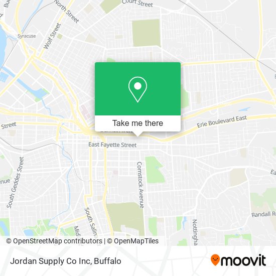 Jordan Supply Co Inc map