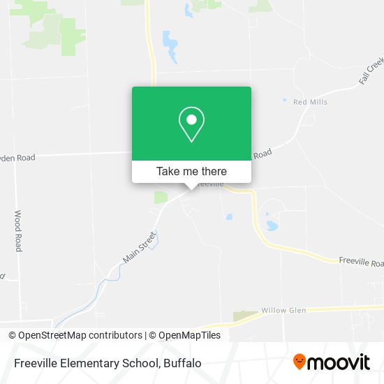 Freeville Elementary School map
