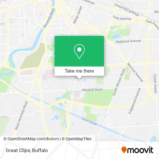 Great Clips map