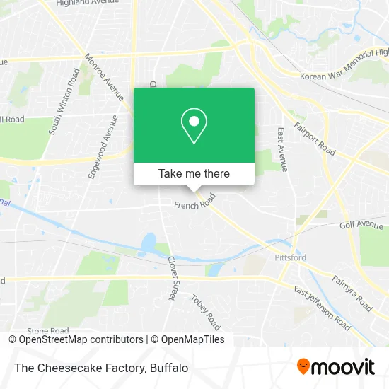 The Cheesecake Factory map
