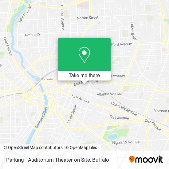 Parking - Auditorium Theater on Site map