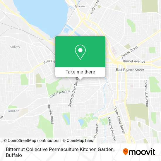 Bitternut Collective Permaculture Kitchen Garden map