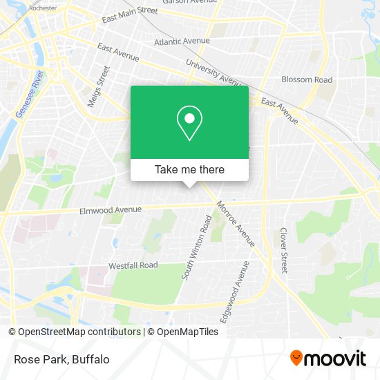 Mapa de Rose Park