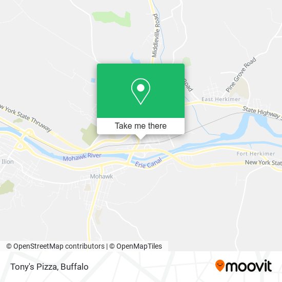 Mapa de Tony's Pizza
