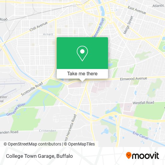 College Town Garage map