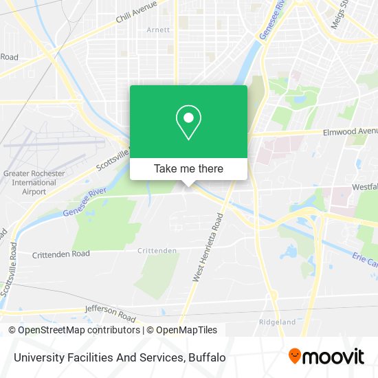 Mapa de University Facilities And Services
