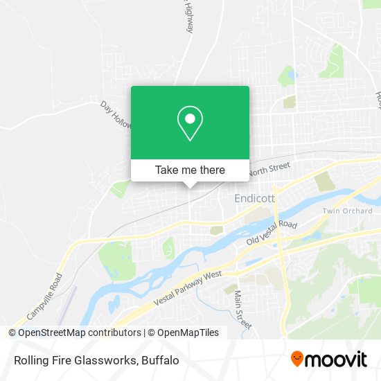 Mapa de Rolling Fire Glassworks