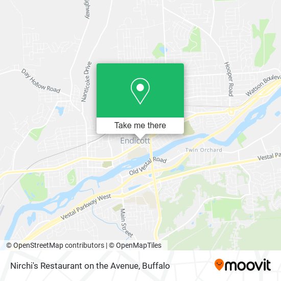 Nirchi's Restaurant on the Avenue map