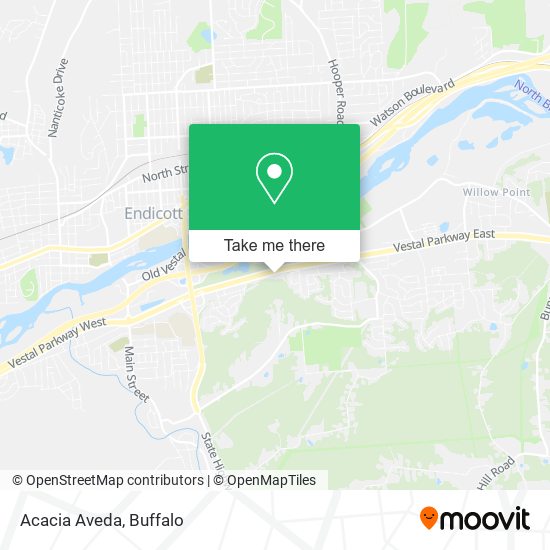 Mapa de Acacia Aveda