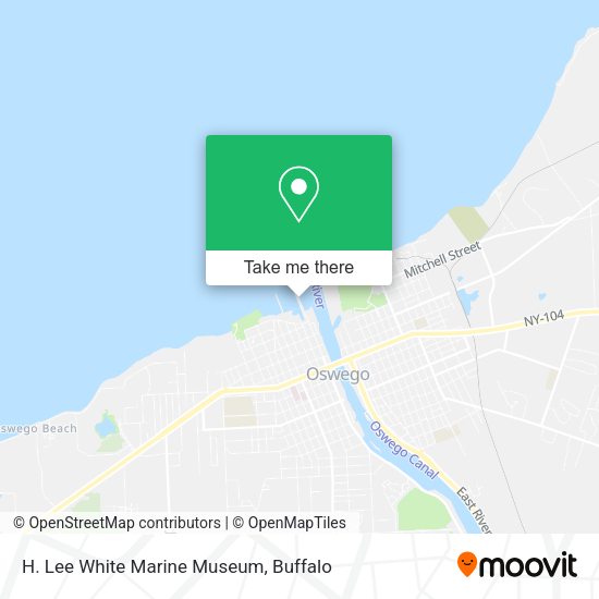 H. Lee White Marine Museum map