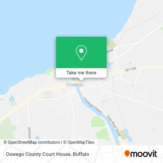 Oswego County Court House map