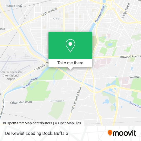 De Kewiet Loading Dock map
