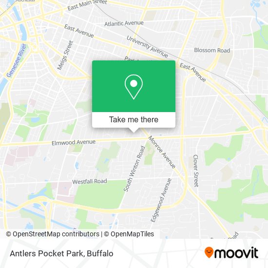 Antlers Pocket Park map