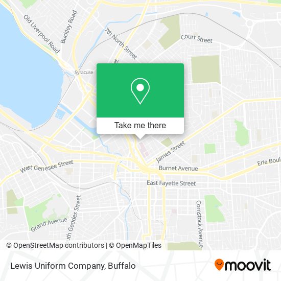 Mapa de Lewis Uniform Company
