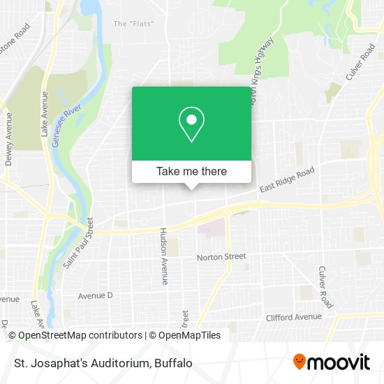 St. Josaphat's Auditorium map