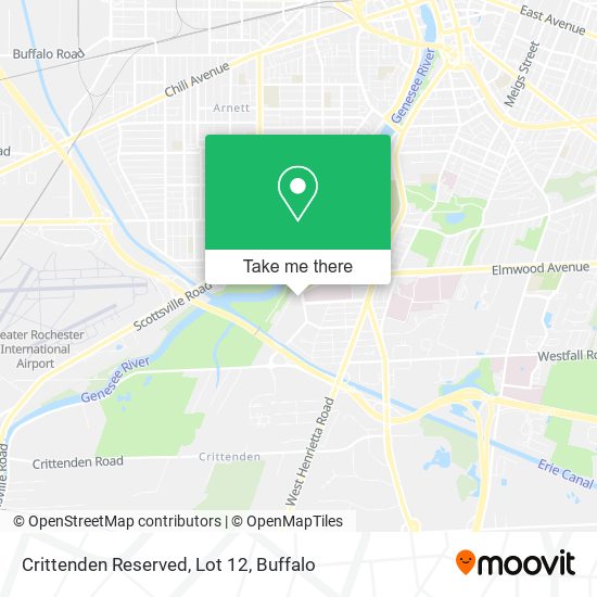 Mapa de Crittenden Reserved, Lot 12