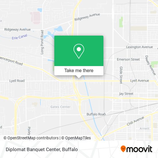 Diplomat Banquet Center map