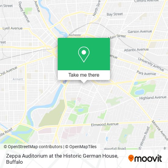 Zeppa Auditorium at the Historic German House map