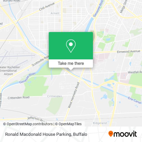 Ronald Macdonald House Parking map