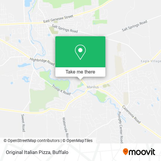 Mapa de Original Italian Pizza