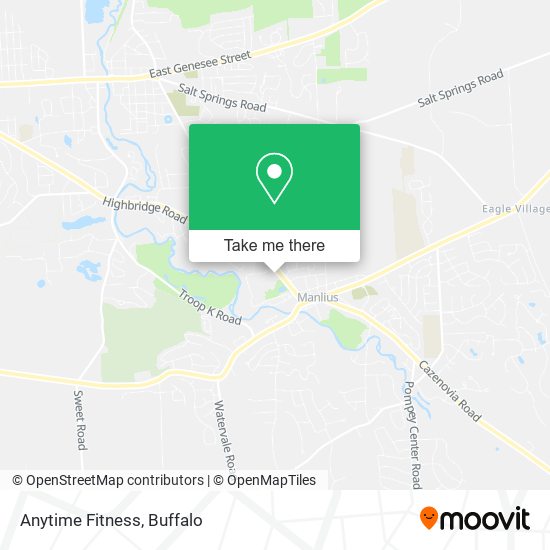 Mapa de Anytime Fitness